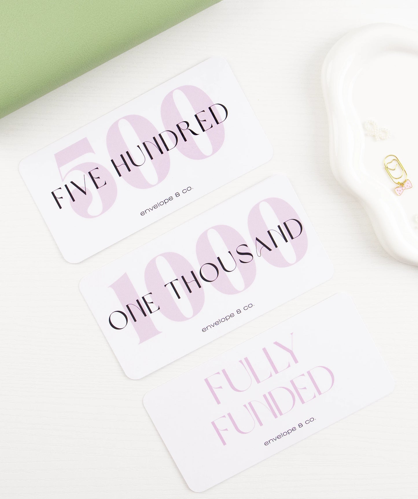 Pink Minimalist Placeholder (Set of 3)