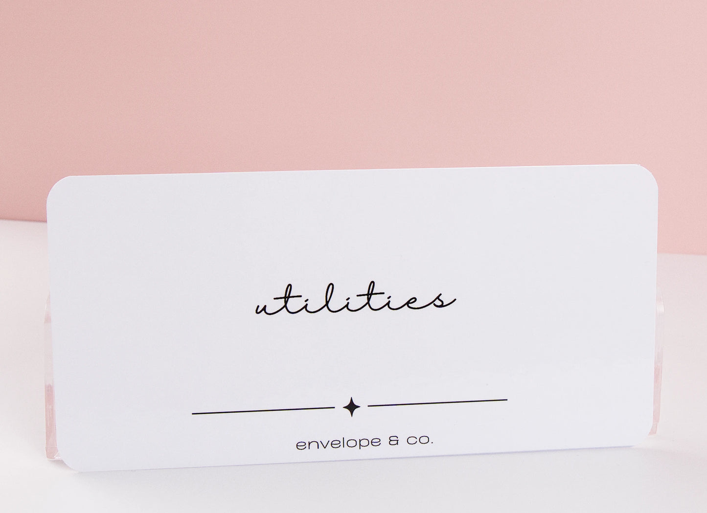 Minimalist Envelope Inserts Cursive (Customizable)