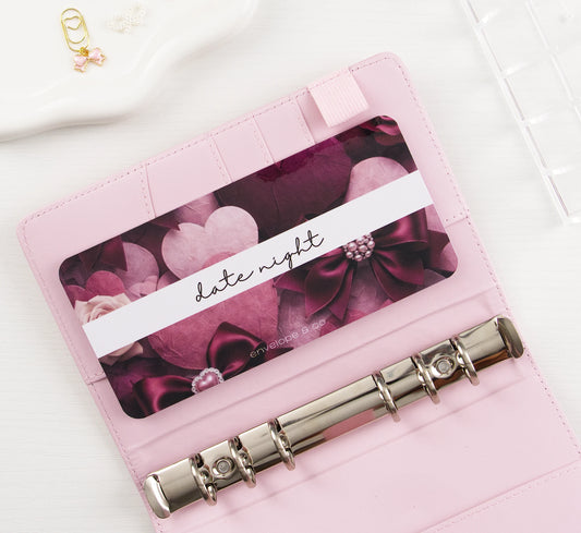 Rose Romance Envelope Inserts (Customizable)