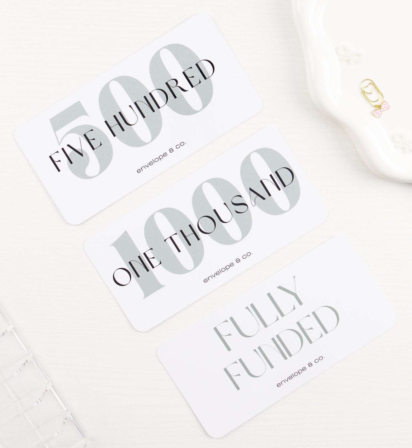 Mint Green Minimalist Placeholder (Set of 3)