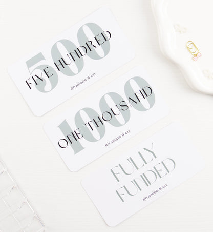 Mint Green Minimalist Placeholder (Set of 3)