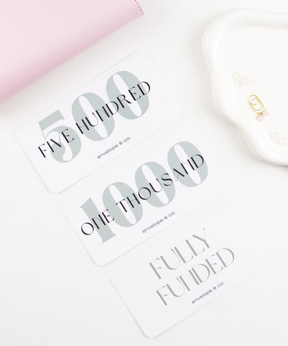 Mint Green Minimalist Placeholder (Set of 3)